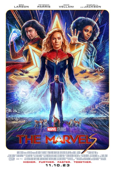 Marvel Studios' The Marvels Movie Poster